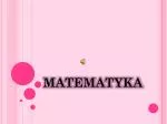 MATEMATYKA - slide 1