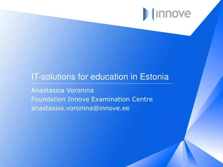it solutions for education in estonia