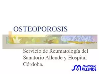servicio de reumatolog a del sanatorio allende y hospital c rdoba