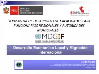 desarrollo econ mico local y migraci n internacional