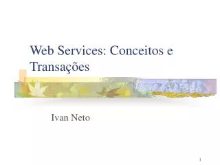 web services conceitos e transa es