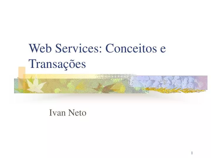 web services conceitos e transa es