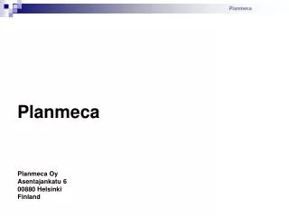 planmeca