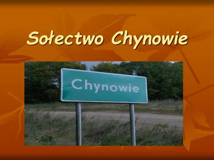 so ectwo chynowie