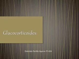 glucocorticoides