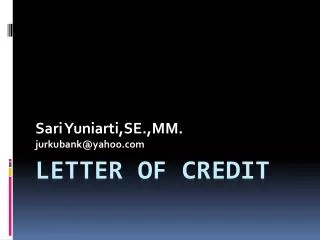 sari yuniarti se mm jurkubank@yahoo com