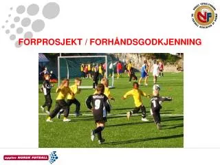 forprosjekt forh ndsgodkjenning