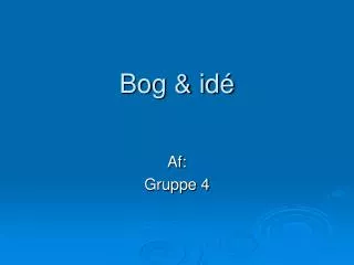 bog id