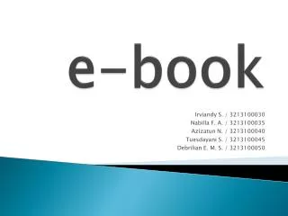 e book