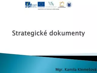 strategick dokumenty
