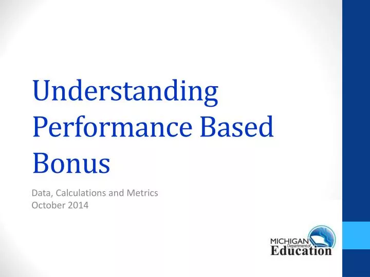 understanding performance based bonus