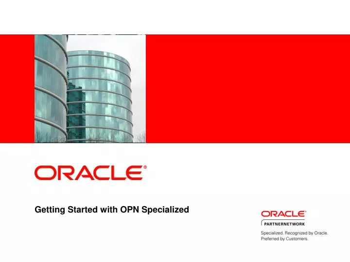 getting started with opn specialized