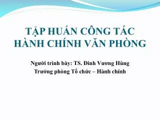 t p hu n c ng t c h nh ch nh v n ph ng