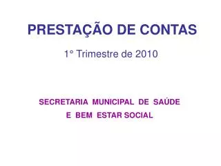 presta o de contas