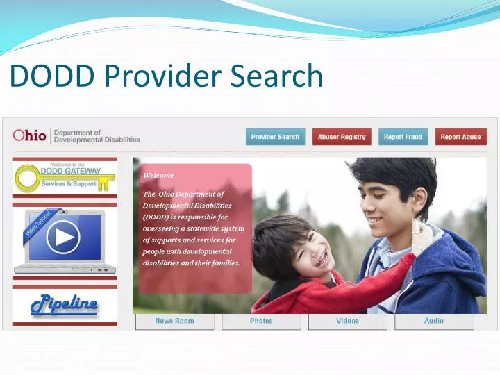 dodd provider search