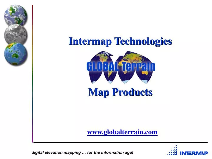 intermap technologies map products