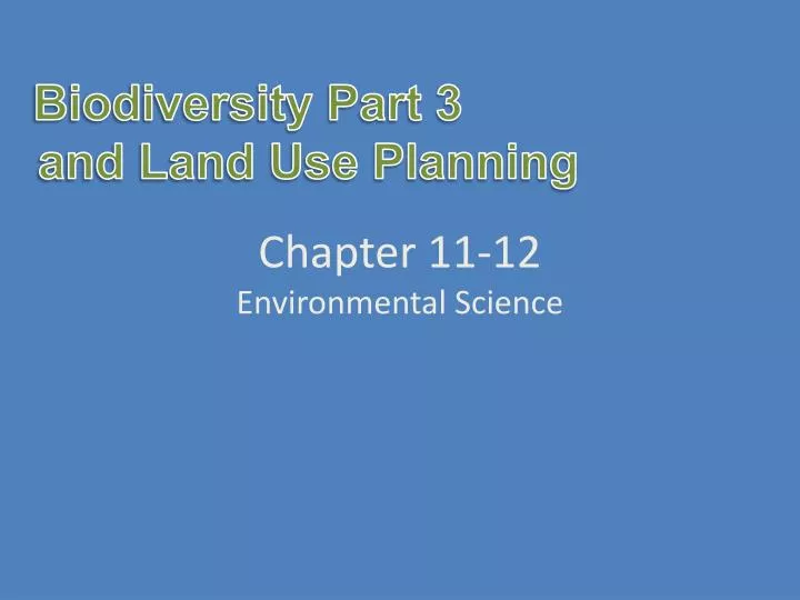 chapter 11 12 environmental science