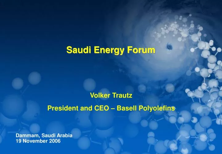 saudi energy forum