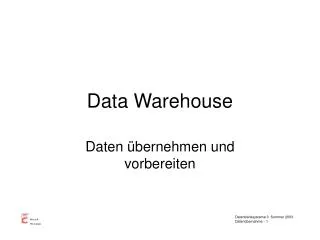 data warehouse