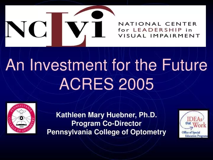 an investment for the future acres 2005