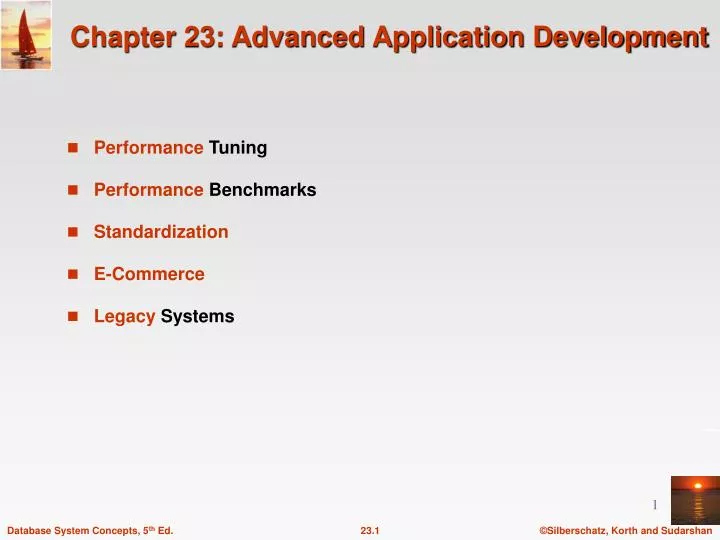 chapter 23 advanced application development