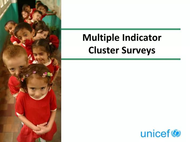 multiple indicator cluster surveys