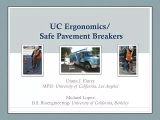 UC Ergonomics/ Safe Pavement Breakers