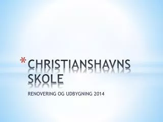 christianshavns skole