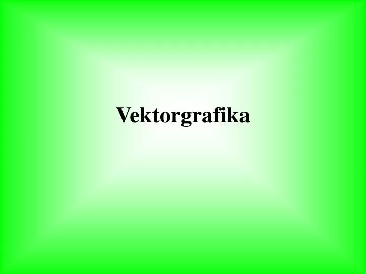 vektorgrafika