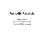 Periodik Paralisis - slide 1