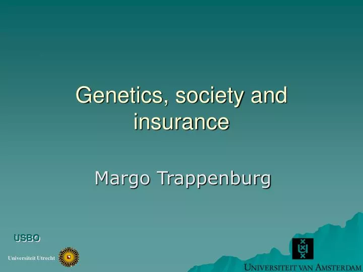 genetics society and insurance