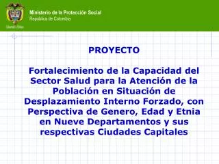 Ministerio de la Protección Social República de Colombia