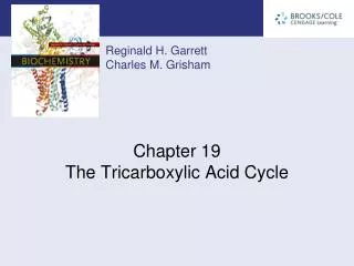 Chapter 19 The Tricarboxylic Acid Cycle