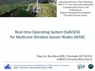 Real-time Operating System (SafeSOS) for Multicore Wireless Sensor Nodes (WSN)