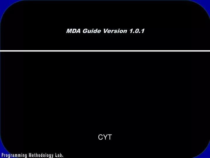 mda guide version 1 0 1