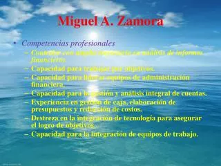 miguel a zamora