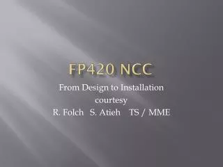 FP420 NCC