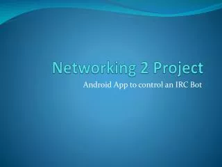 Networking 2 Project