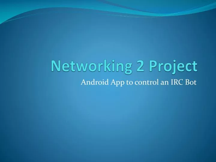 networking 2 project