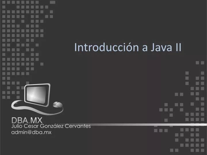 introducci n a java ii