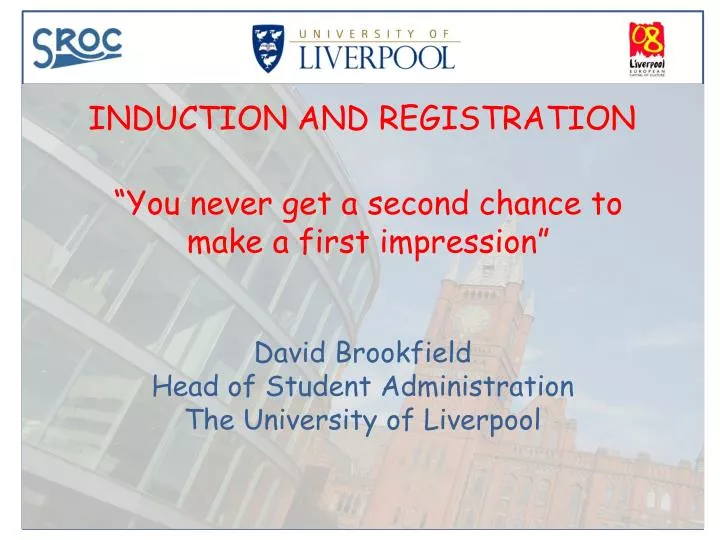induction and registration