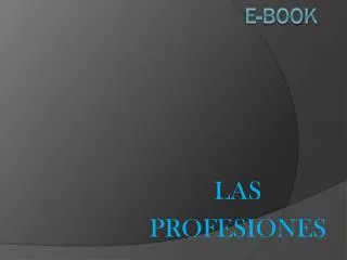 las profesiones