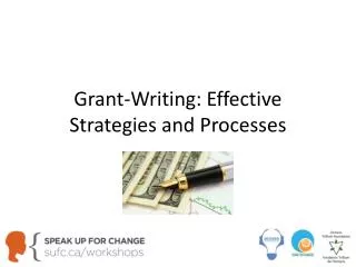Grant-Writing: Effective Strategies and Processes