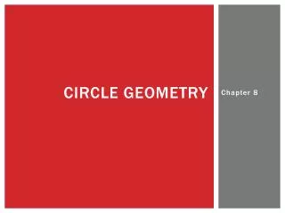 Circle geometry