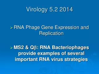 Virology 5.2 2014
