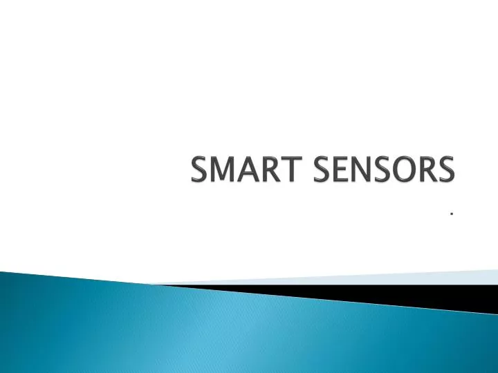 smart sensors