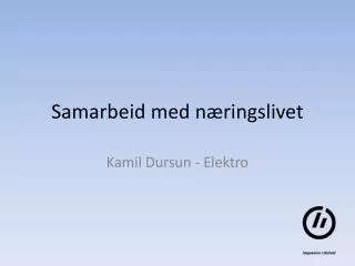 samarbeid med n ringslivet