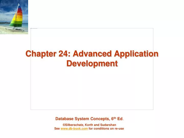 chapter 24 advanced application development