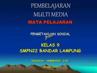 pembelajaran multi media