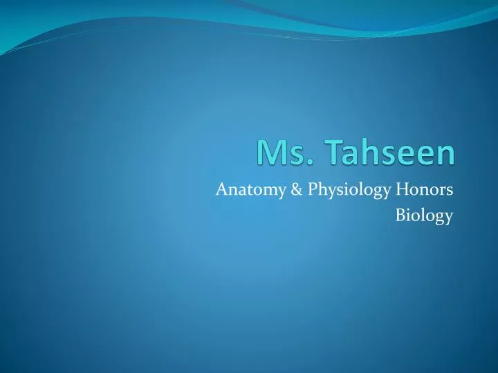 ms tahseen